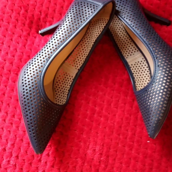 Navy net heels - Picture 3 of 7